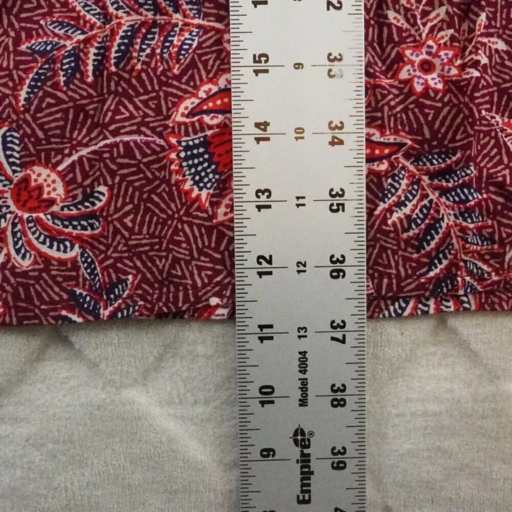 Old Navy Midi Dress Womens 2Xl Floral Print V-Neck Multi Color Long Sleeve - Picture 10 of 13